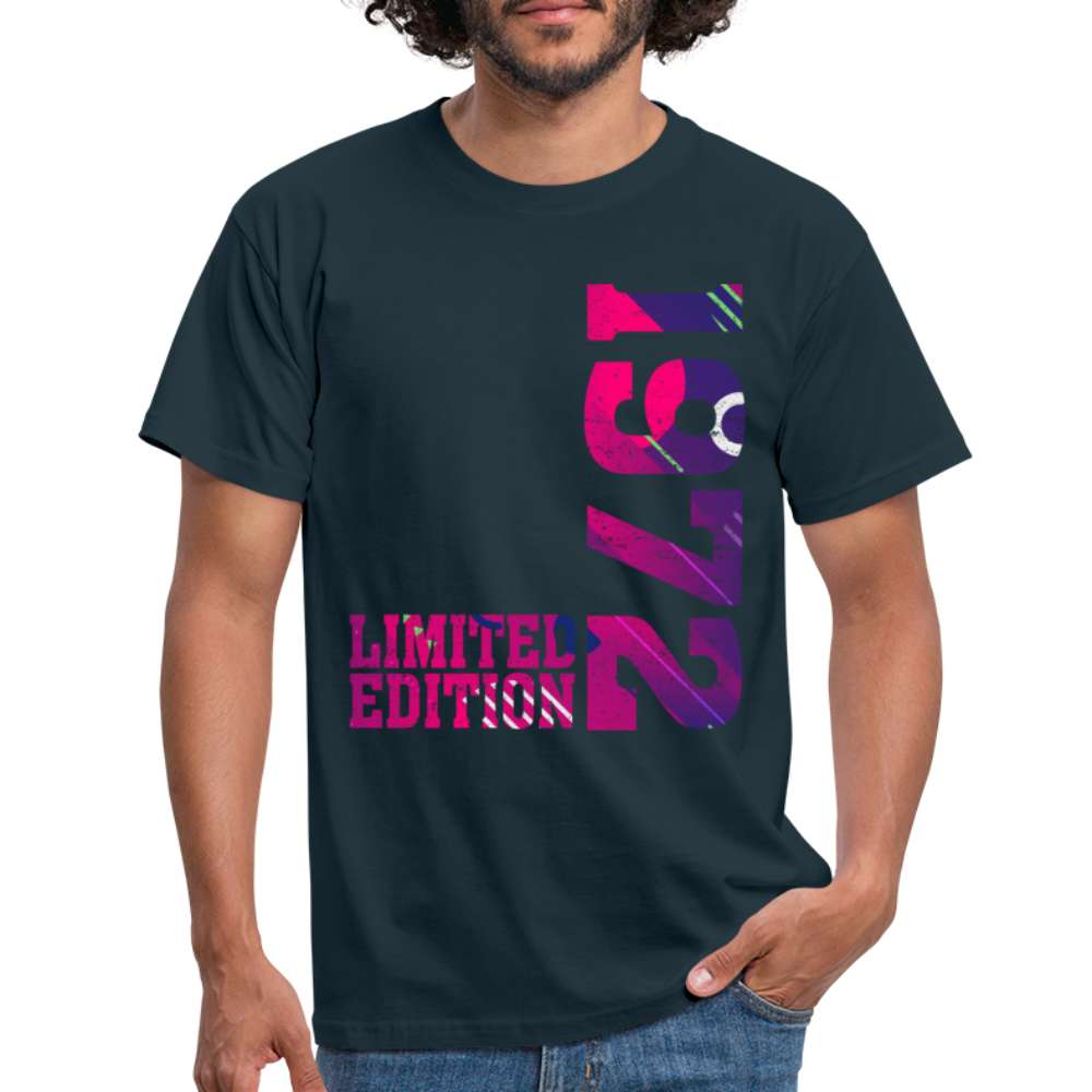 Geburtstags Shirt 1972 Limited Edition Geschenk T-Shirt - Navy