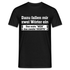 Zwei Wörter -  Wen Juckts Lustiges T-Shirt - Schwarz