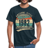 40. Geburtstag Awesome Since Oktober 1982 Limited Edition Geschenk T-Shirt - Navy
