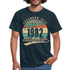 40. Geburtstag Legendär seit Oktober 1982 Limited Edition Geschenk T-Shirt - Navy
