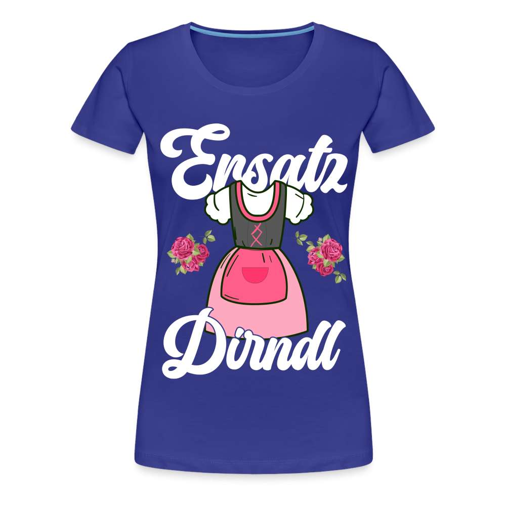 Damen Trachtenshirt Ersatz Dirndl T-Shirt Passend für Oktoberfest Frauen Premium T-Shirt - Königsblau