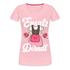 Damen Trachtenshirt Ersatz Dirndl T-Shirt Passend für Oktoberfest Frauen Premium T-Shirt - Hellrosa