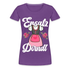 Damen Trachtenshirt Ersatz Dirndl T-Shirt Passend für Oktoberfest Frauen Premium T-Shirt - Lila