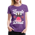 Damen Trachtenshirt Ersatz Dirndl T-Shirt Passend für Oktoberfest Frauen Premium T-Shirt - Lila