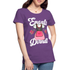 Damen Trachtenshirt Ersatz Dirndl T-Shirt Passend für Oktoberfest Frauen Premium T-Shirt - Lila