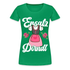 Damen Trachtenshirt Ersatz Dirndl T-Shirt Passend für Oktoberfest Frauen Premium T-Shirt - Kelly Green