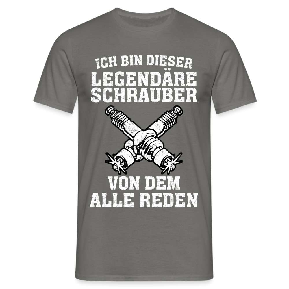 Mechaniker Ich bin dieser Schrauber von dem alle Reden Männer T-Shirt - Graphit