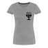 Wein Liebhaberin Wein ist meine Therapie  Frauen Premium T-Shirt - Grau meliert