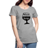 Wein Liebhaberin Wein ist meine Therapie  Frauen Premium T-Shirt - Grau meliert