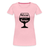 Wein Liebhaberin Wein ist meine Therapie  Frauen Premium T-Shirt - Hellrosa
