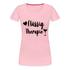 Wein Liebhaberin Flüssig Therapie Frauen Premium T-Shirt - Hellrosa