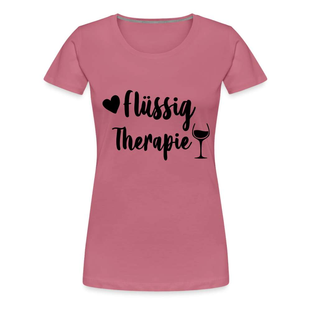 Wein Liebhaberin Flüssig Therapie Frauen Premium T-Shirt - Malve