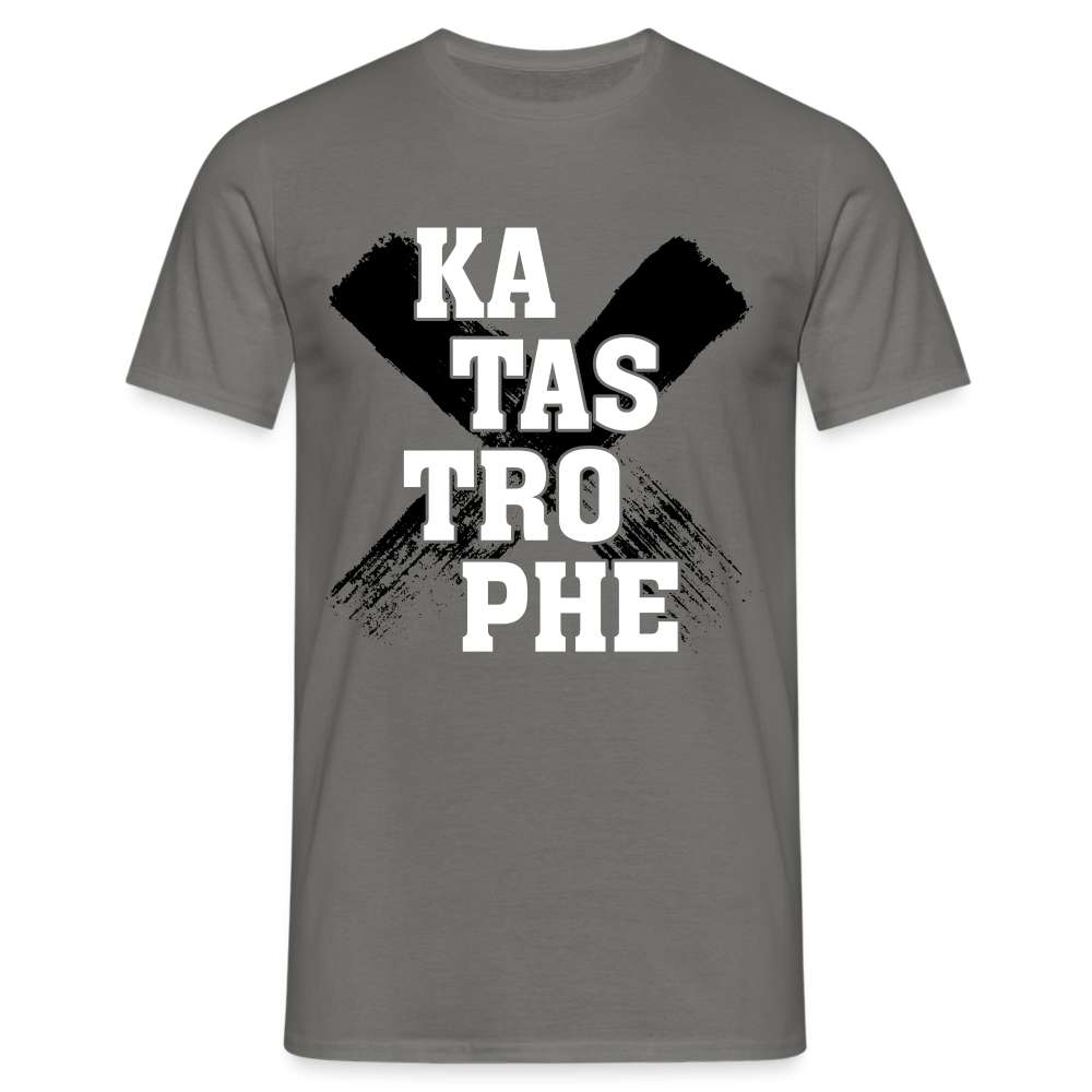 Werkstatt Katastrophe Spruch Lustiges T-Shirt - Graphit