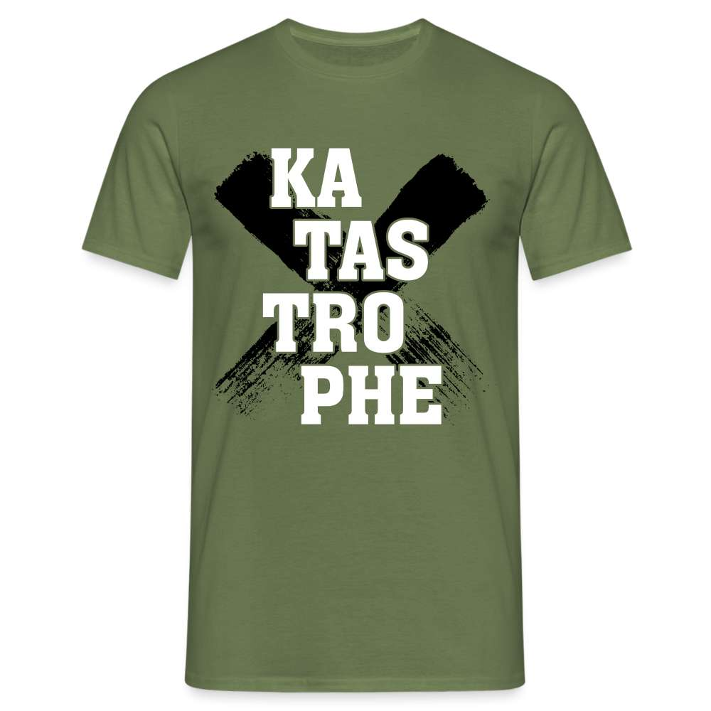 Werkstatt Katastrophe Spruch Lustiges T-Shirt - Militärgrün