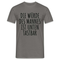 Die Würde des Mannes ist unten tastbar Spruch Lustiges T-Shirt - Graphit