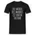Die Würde des Mannes ist unten tastbar Spruch Lustiges T-Shirt - Schwarz
