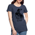 Karnickel Hase Too Hip Too Hop Lustiges Frauen Premium T-Shirt - Blau meliert