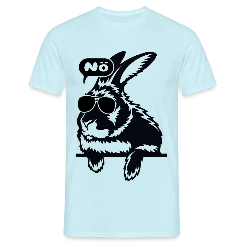 Fauler Hase Karnickel NÖ Lustiges T-Shirt - Sky