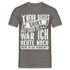 Werkstatt Kfz Mechaniker Mechatroniker Spruch T-Shirt - Graphit