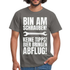 Mechaniker Mechatroniker Shirt - Bin am schrauben - Lustiges T-Shirt - Graphit