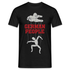 Männchen an Fäden German People Parodie Sarkasmus T-Shirt - Schwarz