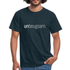 Unbeugsam Aufschrift Spruch T-Shirt - Navy