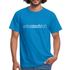 Unbestechlich Aufschrift Spruch T-Shirt - Royalblau