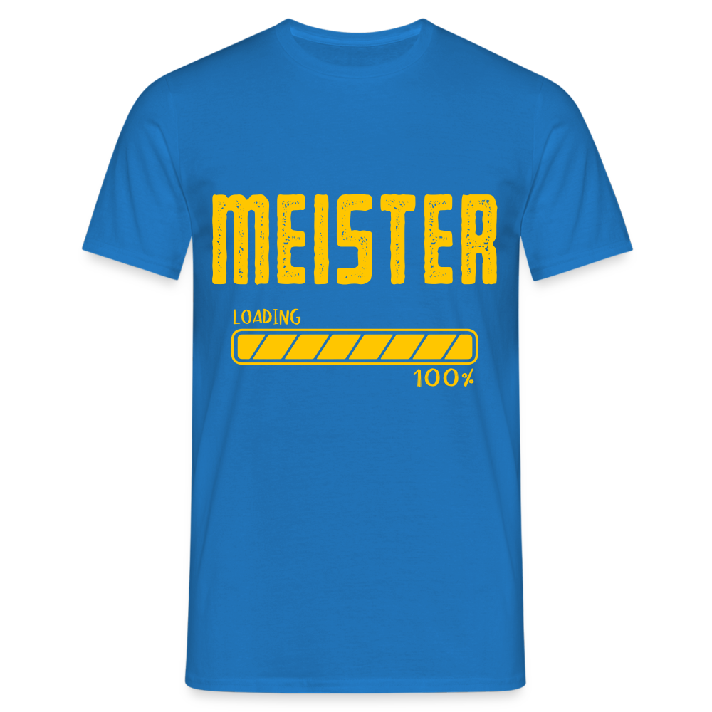 Meister Prüfung bestanden Geschenk T-Shirt - Royalblau