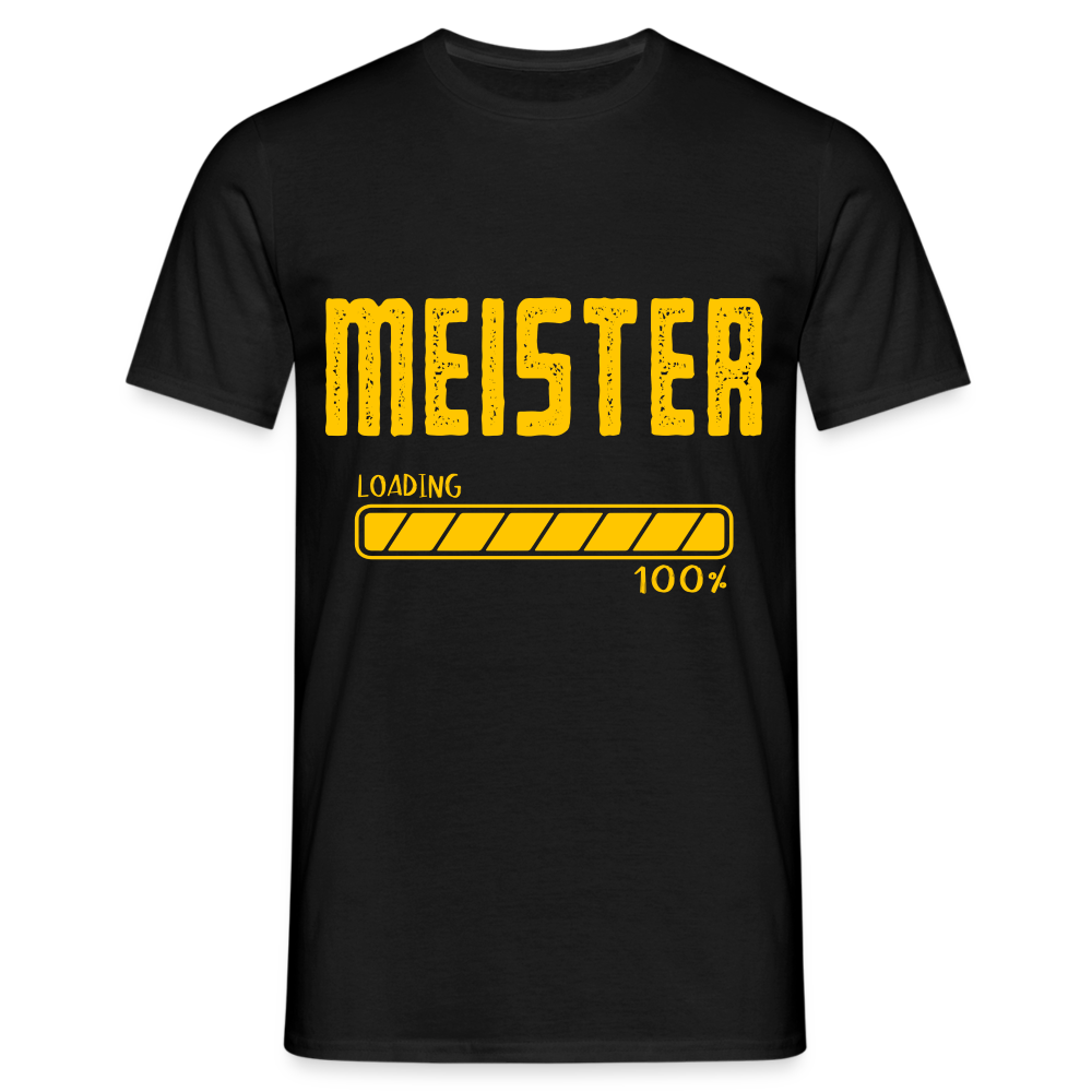 Meister Prüfung bestanden Geschenk T-Shirt - Schwarz