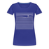 Lustiges T-Shirt Augen auf hinter Jalousien Frauen Premium T-Shirt - Königsblau