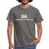 Shirt OHA Norddeutsche Panikattacke Lustiges T-Shirt - Graphit