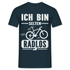 Fahrer Fahrer bin selten Radlos Lustiges Fahrrad T-Shirt - Navy