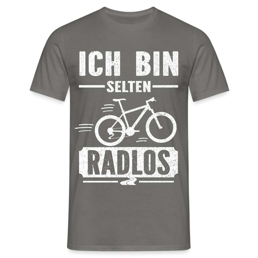 Fahrer Fahrer bin selten Radlos Lustiges Fahrrad T-Shirt - Graphit