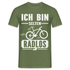 Fahrer Fahrer bin selten Radlos Lustiges Fahrrad T-Shirt - Militärgrün