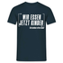 Lehrer Grammatik Wir essen jetzt Kinder Satzzeichen retten Leben Lustiges T-Shirt - Navy