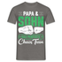 Papa Vatertag Vater und Sohn das perfekte Chaos Team Lustiges T-Shirt - Graphit