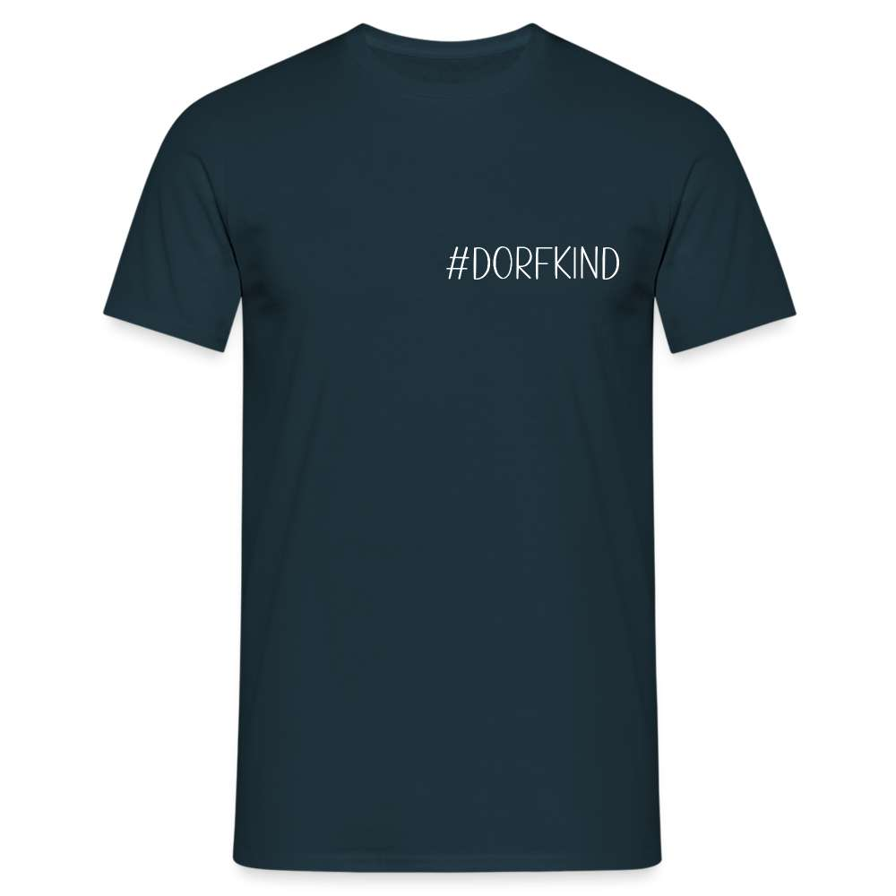 Dorfkind auf den Dorf und Auf dem Land aufgewachsen Lustiges T-Shirt - Navy