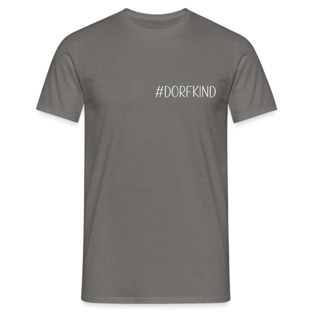 Dorfkind auf den Dorf und Auf dem Land aufgewachsen Lustiges T-Shirt - Graphit