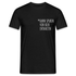 Bier T-Shirt Kann Spuren von Bier enthalten Lustiges T-Shirt - Schwarz