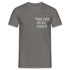 Bier T-Shirt Kann Spuren von Bier enthalten Lustiges T-Shirt - Graphit
