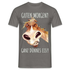 Pferd Morgenmuffel Guten morgen Ganz dünnes Eis lustiges T-Shirt - Graphit