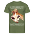 Pferd Morgenmuffel Guten morgen Ganz dünnes Eis lustiges T-Shirt - Militärgrün