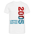 18. Geburtstag 2005 Limited Edition Geschenk T-Shirt - weiß