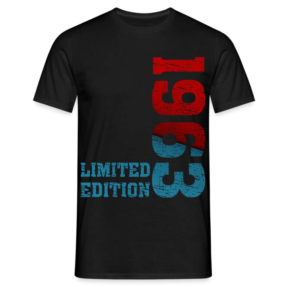 60. Geburtstag 1963 Limited Edition Geschenk T-Shirt - Schwarz
