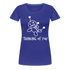 Voodoo Puppe Thinking of you lustiges Frauen Premium T-Shirt - Königsblau