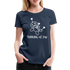 Voodoo Puppe Thinking of you lustiges Frauen Premium T-Shirt - Navy