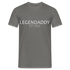 Legendaddy 2022 Geschenk T-Shirt für werdende Papas - Graphit