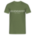 Legendaddy 2022 Geschenk T-Shirt für werdende Papas - Militärgrün