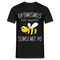 Für Imker - Optimismus umgekehrt Sumsi mit Po Lustiges T-Shirt - Schwarz