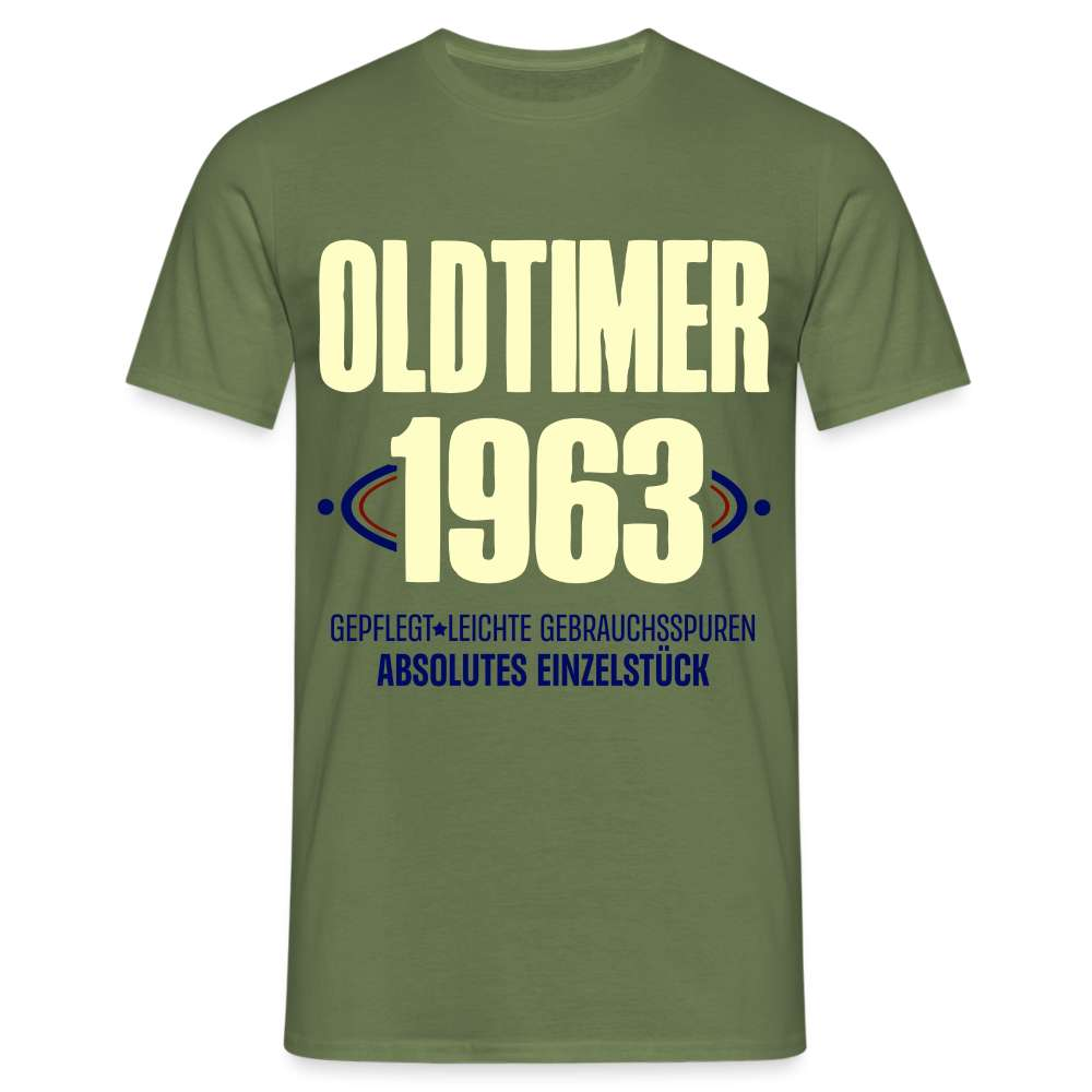 60. Geburtstag Oldtimer Top Zustand Lustiges Geschenk T-Shirt - Militärgrün